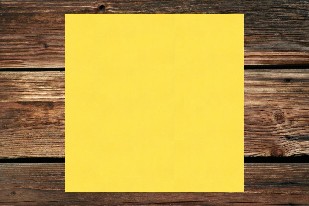 Einzelkarten 110x110 mm Kanariengelb 230 g/qm